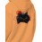 Women's Plus Size Oversized Hooded Zip-Up Jacket with 3D Black Cat Print - Soft Stretchy Full-Zip Coat, Brown with Black Cat Design, Cozy Hood & Front Zipper Closure, Machine Washable Casual Outerwear for Cat Lovers (Spring/Fall/Winter)