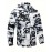 Men's Lightweight Camo Jacket - Casual Outdoor & Sports Hooded Coat, Durable Polyester, Machine Washable, Zip-Up with Pockets for Fishing, Hiking, Fishing Apparel|Casual Outdoor Wear|Half Zip Jacket